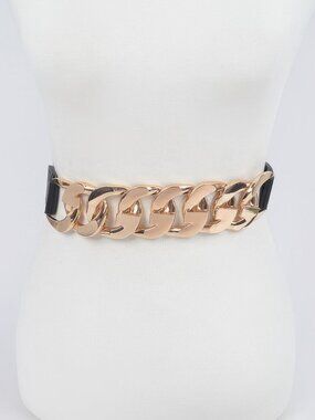 Oversized Chain Plus Size Stretch Belt